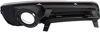 Set Of 2 Front Fog Light Molding Primed With Chrome Trim Left Driver & Right Passenger Side Direct Replacement Compatible With 2011-2014 Chrysler 300 CH1038126 CH1039126 68127946AB