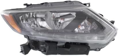 Set Of 2 Front Head Light Assembly Plastic Left Driver & Right Passenger Side Direct Replacement Compatible With 2014-2016 Nissan Rogue NI2503226 NI2502226 260104BA2A,260604BA2A