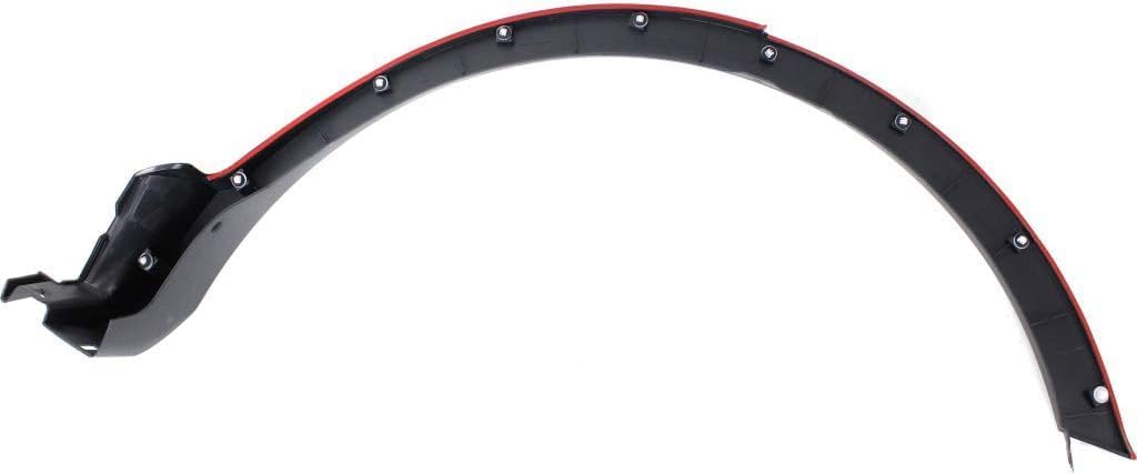 Rear Wheel Opening Molding Textured Right Passenger Side Direct Replacement Compatible with 2013-2015 Toyota RAV4 TO1791105 756050R030