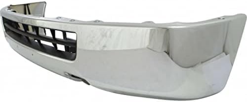 Front Bumper Chrome Steel Direct Replacement Compatible With 2012-2021 Nissan NV1500 / NV2500 / NV3500 NI1002145 620221PA1A