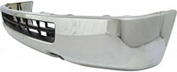 Front Bumper Chrome Steel Direct Replacement Compatible With 2012-2021 Nissan NV1500 / NV2500 / NV3500 NI1002145 620221PA1A