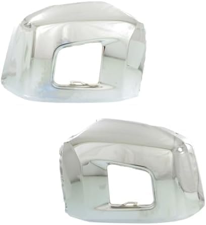 Front Bumper Cover + Grille Textured + End Caps Chrome Steel Left Driver & Right Passenger Side Direct Replacement Compatible With 2014-2021 Toyota Tundra TO1000404 TO1036147