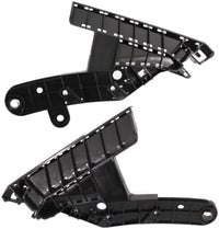 Set Of 2 Front Bumper Bracket Plastic Left Driver & Right Passenger Side Direct Replacement Compatible With 2013-2015 Nissan Altima NI1043102 NI1042102 620583TA0A 620593TA0A