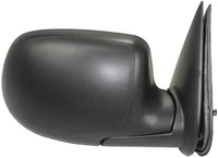 Set of 2 Front Power Mirror Manual Folding Heated Textured Right Passenger & Left Driver Side Direct Replacement Compatible With 2003-2006 Chevrolet Silverado/GMC Sierra GM1320293