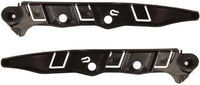 Set Of 2 Front Bumper Support Bracket Plastic Right Passenger & Left Driver Side Direct Replacement Compatible With 2008-2010 BMW 5-Series BM1043102 BM1042102 51117178078 51117178077