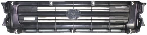 Front Center Grille Assembly Painted Dark Silver Shell And Insert Plastic Direct Replacement Compatible With 1992-1995 Toyota Pickup TO1200148 5311135130