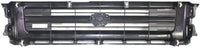 Front Center Grille Assembly Painted Dark Silver Shell And Insert Plastic Direct Replacement Compatible With 1992-1995 Toyota Pickup TO1200148 5311135130