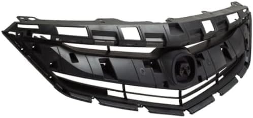 Front Grille Assembly Textured Shell and Insert Plastic Direct Replacement Compatible With 2016-2018 Acura ILX AC1200129 71121TX6A51