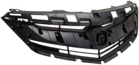 Front Grille Assembly Textured Shell and Insert Plastic Direct Replacement Compatible With 2016-2018 Acura ILX AC1200129 71121TX6A51