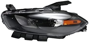 Set Of 2 Front Head Light Lens And Housing Right Passenger & Left Driver Side Direct Replacement Compatible With 2013-2016 Dodge Dart CH2519145 CH2518145 68292808AB 68292809AB