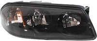 Set Of 2 Front Head Light Composite Assembly Halogen Left Driver & Right Passenger Side Direct Replacement Compatible With 2004-2005 Chevrolet Impala GM2502248 GM2503248 10356097