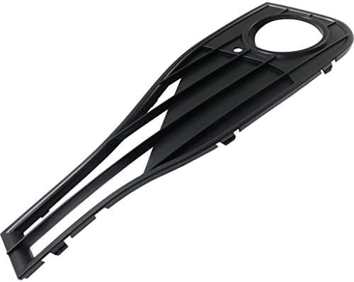 Set Of 2 Front Fog Light Molding Textured Plastic Left Driver & Right Passenger Side Direct Replacement Compatible With 2014-2020 BMW 4-Series BM1038194 BM1039194