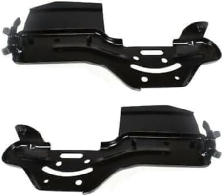 Set Of 2 Front Bumper Stay Bracket Steel Left Driver & Right Passenger Side Direct Replacement Compatible With 2004-2007 Nissan Titan NI1067130 NI1066130 62214ZJ00A 62215ZJ00A