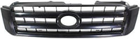 Front Grille Assembly Primed Shell And Insert Plastic Direct Replacement Compatible With 2004-2007 Toyota Highlander TO1200275 5310148100C0