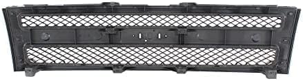 Front Grille Textured Shell And Insert + Headlight Left Driver & Right Passenger Side Direct Replacement Compatible With 2007-2013 Chevrolet Silverado 1500 GM1200578 GM2502280