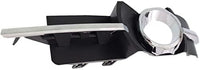 Front Fog Light Molding Primed With Chrome Trim Left Driver Side Direct Replacement Compatible With 2008-2012 Chevrolet Malibu GM1038115 25905341