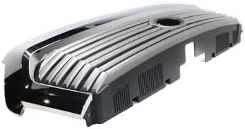 Front Grille Painted Silver Shell & Gray Insert With Chrome Molding Direct Replacement Compatible With 2014-2017 Toyota Tundra TO1200374 531000C310