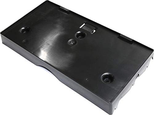 Front License Plate Bracket Textured Plastic with Auto Cruise Control Direct Replacement Compatible with 2017-2018 Hyundai Elantra HY1068105 86519F2020