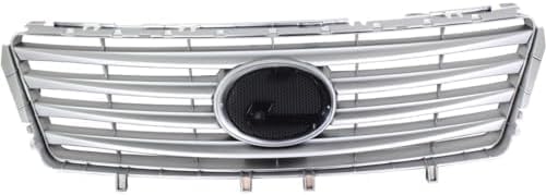 Front Grille Painted Silver Shell And Insert Plastic Direct Replacement Compatible With 2010-2012 Lexus ES350 LX1200130 5311233080