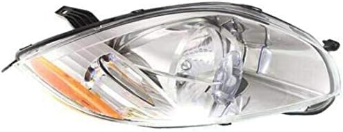 Set Of 2 Head Light Assembly Halogen Right Passenger & Left Driver Side Direct Replacement Compatible With 2006-2007 Mitsubishi Eclipse MI2502138 MI2503138 8301A507 8301A508