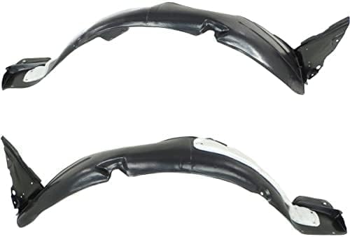Set of 2 Front Fender Liner Right Passenger & Left Driver Side Direct Replacement Compatible with 2014-2016 Hyundai Elantra HY1249137 HY1248137 868123Y500 868113Y500