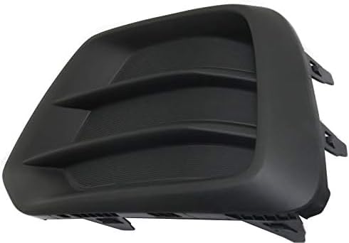 Set Of 2 Front Fog Light Cover Textured Left Driver & Right Passenger Side Direct Replacement Compatible With 2017-2022 Chevrolet Trax GM1039226 GM1038226 42537708 42537707