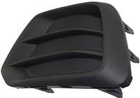 Set Of 2 Front Fog Light Cover Textured Left Driver & Right Passenger Side Direct Replacement Compatible With 2017-2022 Chevrolet Trax GM1039226 GM1038226 42537708 42537707