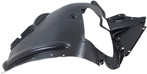 Front Section Fender Liner Plastic Right Passenger Side Direct Replacement Compatible With 2010-2011 BMW X6 BM1249122 51717180620
