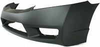 Front Bumper Cover Primed Direct Replacement Compatible With 2009-2011 Honda Civic HO1000266 04711SNAA90ZZ