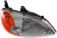Set Of 2 Front Head Light Assembly Lens and Housing Left Driver & Right Passenger Side Direct Replacement Compatible With 2001-2003 Honda Civic HO2502116 HO2503116