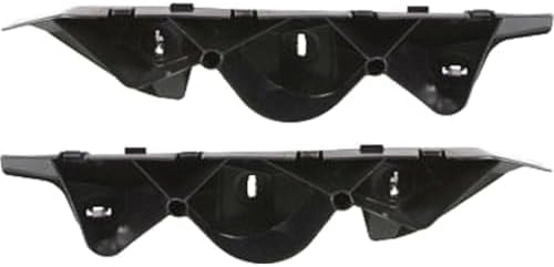 Set Of 2 Front Side-Bumper Bracket Plastic Left Driver & Right Passenger Side Direct Replacement Compatible With 2007-2012 Nissan Sentra NI1067134 NI1066134 62222ET00A 62223ET00A
