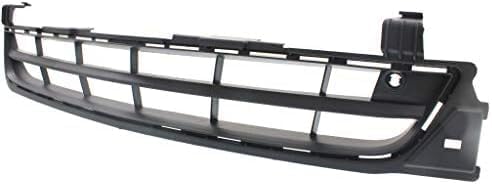 Front Bumper Grille Textured Dark Gray Plastic Direct Replacement Compatible With 2013 Chevrolet Malibu GM1036149 22869137