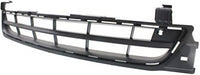 Front Bumper Grille Textured Dark Gray Plastic Direct Replacement Compatible With 2013 Chevrolet Malibu GM1036149 22869137