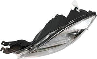 Front Head Light Assembly Lens And Housing Left Driver Side Plastic Direct Replacement Compatible With 2009-2010 Mazda 6 MA2518127 GS3L510L0G
