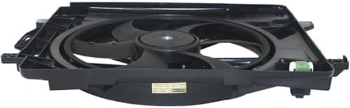 Front Radiator Cooling Fan Assembly Plastic Direct Replacement Compatible with 2008-2016 Chrysler Town & Country / 2008-2020 Dodge Grand Caravan CH3115157 5058674AD