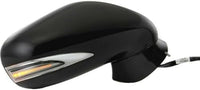 Set Of 2 Front Power Mirror Manual Folding Heated Primed Plastic Left Driver & Right Passenger Side Direct Replacement Compatible With 2009-2013 Lexus IS250 / IS350