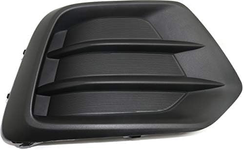 Set Of 2 Front Fog Light Cover Textured Left Driver & Right Passenger Side Direct Replacement Compatible With 2017-2022 Chevrolet Trax GM1039226 GM1038226 42537708 42537707