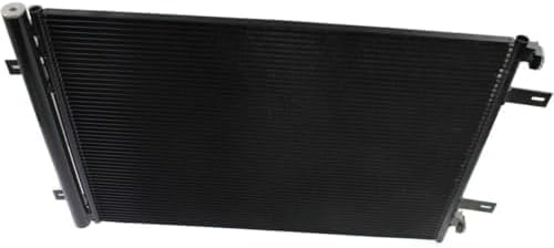 Front AC Condenser Aluminum Core Direct Replacement Compatible With 2011-2016 Ford F-Series Super Duty FO3030234 BC3Z19712B