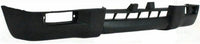 Front Bumper Chrome Steel + Lower Valance Panel Textured + Signal Lamp Left Driver & Right Passenger Side Direct Replacement Compatible With 1995-1997 Toyota Tacoma TO1002156