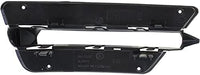 Set Of 2 Front Bumper Outer Grille Textured Right Passenger & Left Driver Side Direct Replacement Compatible With 2012-2015 Mercedes Benz C-Class MB1038126 MB1039126 2048851353