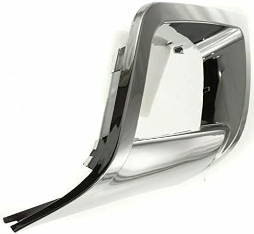 Set Of 2 Front Fog Light Molding Chrome Left Driver & Right Passenger Side Direct Replacement Compatible With 2006-2009 Chevrolet Trailblazer GM1039106 GM1038106 15135188 15135187