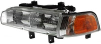 Set Of 2 Front Headlight Assembly With Corner Lamp Right Passenger & Left Driver Side Direct Replacement Compatible With 1992-1993 Honda Accord HO2503107 HO2502107 33100SM4A04