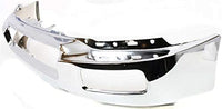 Front Bumper Face Bar Chrome Steel With Fog Light Holes Direct Replacement Compatible With 2004-2006 Ford F-150 FO1002390 4L3Z17757BA