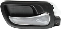 Front & Rear Interior Door Handles Bezel with Chrome Lever Plastic Right Passenger & Left Driver Side Direct Replacement Compatible with 2003-2007 Honda Accord HO1353132 HO1352132
