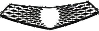 Front Grille Primed Shell With Mesh insert Plastic Direct Replacement Compatible With 2018-2020 Acura TLX AC1201100 71124TZ3A11
