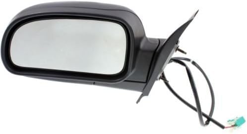 Front Power Mirror Manual Folding Non-Heated Left Driver Side Direct Replacement Compatible With 2006-2009 GMC Envoy GM132042915808571