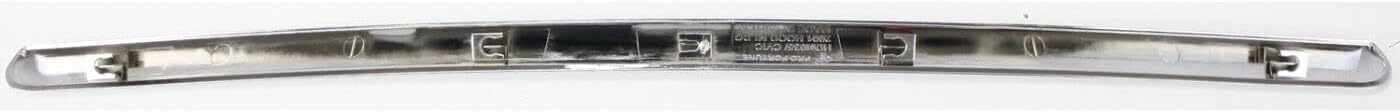 Front Hood Molding Chrome Direct Replacement Compatible With 2001-2003 Honda Civic HO1235102 75120S5A003
