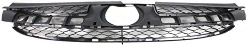 Front Lower Grille Insert Matte Black Plastic Direct Replacement Compatible With 2006-2010 Toyota Sienna TO1200305 53111AE030