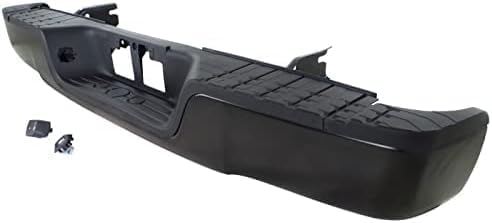 Step Bumper Assembly Primed Steel Without Sensor Holes Direct Replacement Compatible With 2007-2013 Toyota Tundra TO1103115 521510C081-PFM