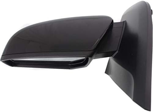 Front Power Mirror Non-Folding Non-Heated Primed Plastic Left Driver Side Direct Replacement Compatible With 2007-2012 Nissan Sentra NI1320167 96302ET01E